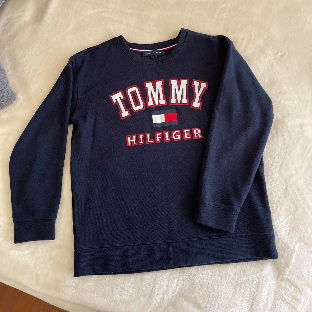Tommy Hilfiger Sweatshirt Size S Men Boys Navy
